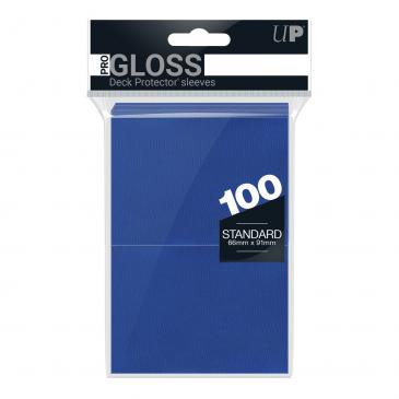 Ultra Pro: Gloss 100 Count Sleeves: Blue (UP-82692)