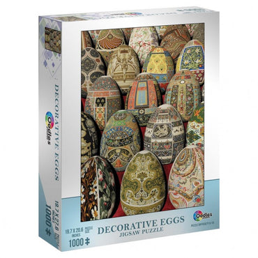 Puzzle: Decorative Eggs (1000 Piece)