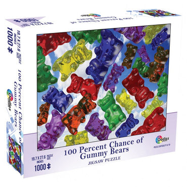 Puzzle: 100% Chance of Gummy Bears (1000 Piece)