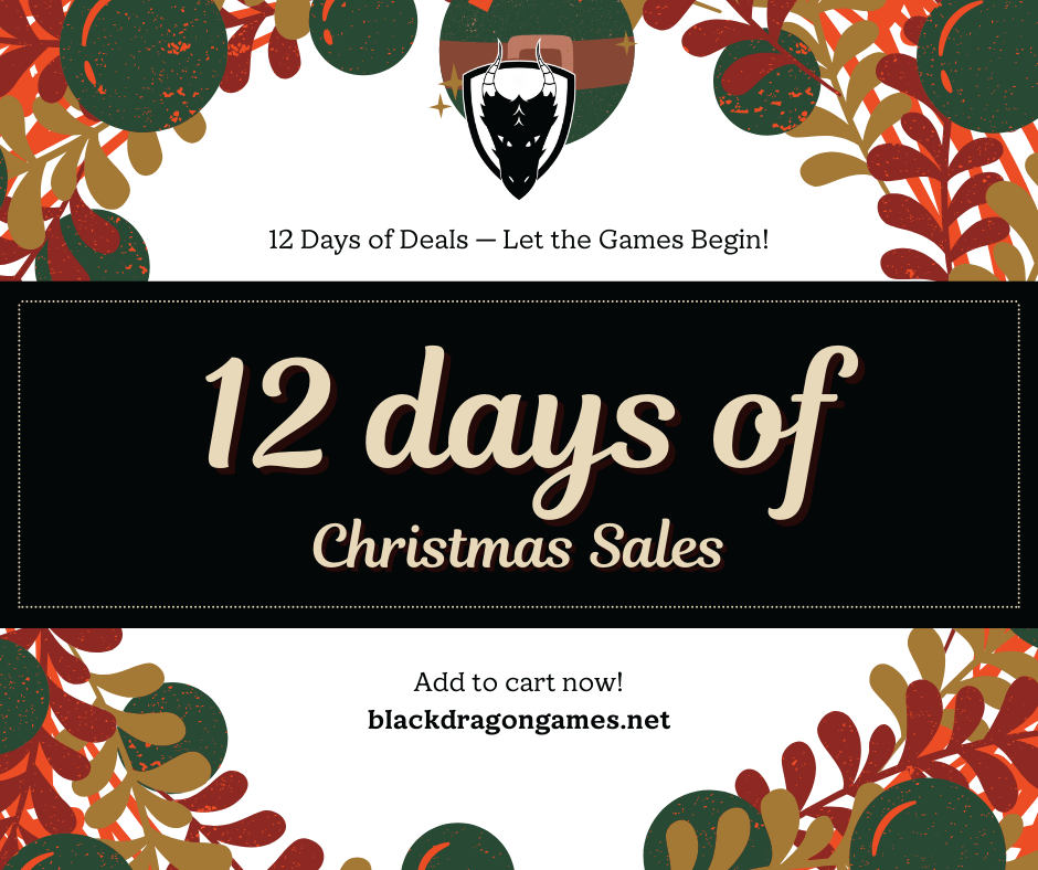 12 Days of Christmas with Black Dragon Games