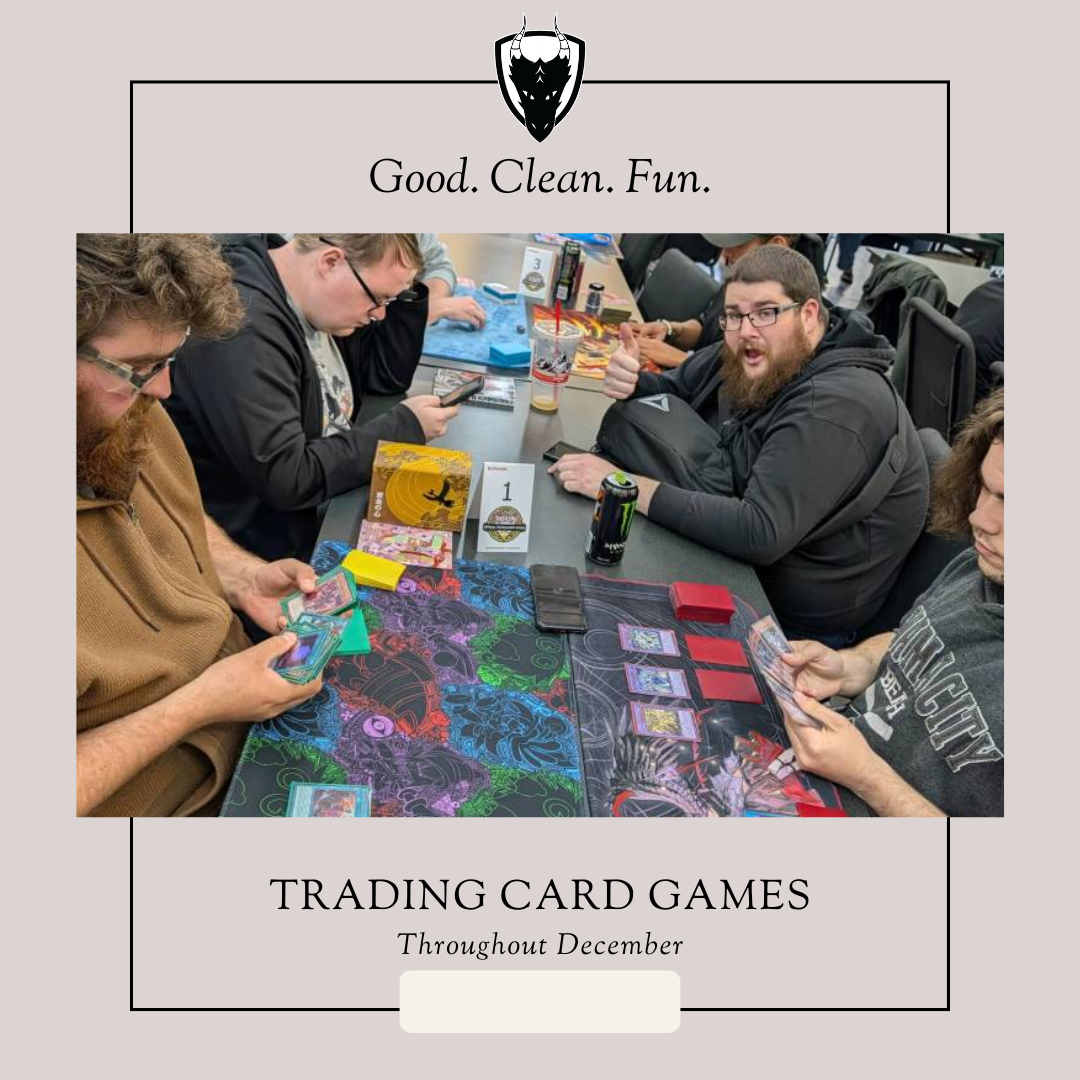December Trading Card Game Events