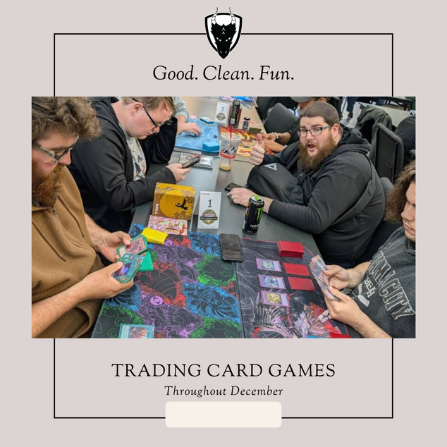December Trading Card Game Events