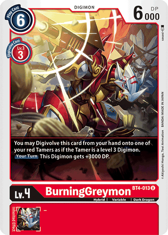 BurningGreymon [BT4-013] [Great Legend]