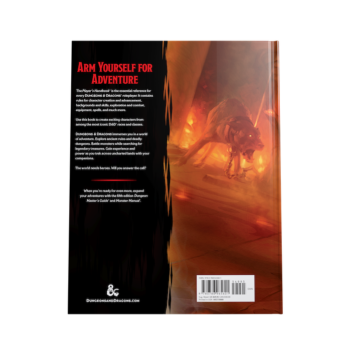 *USED*D&D (5E) Book: Player's Handbook (2014) (Dungeons & Dragons)