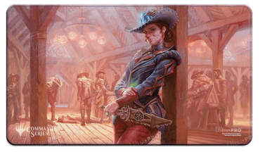 Playmat: Outlaws of Thunder Junction - Marchesa, Dealer of Death Stitched Edge