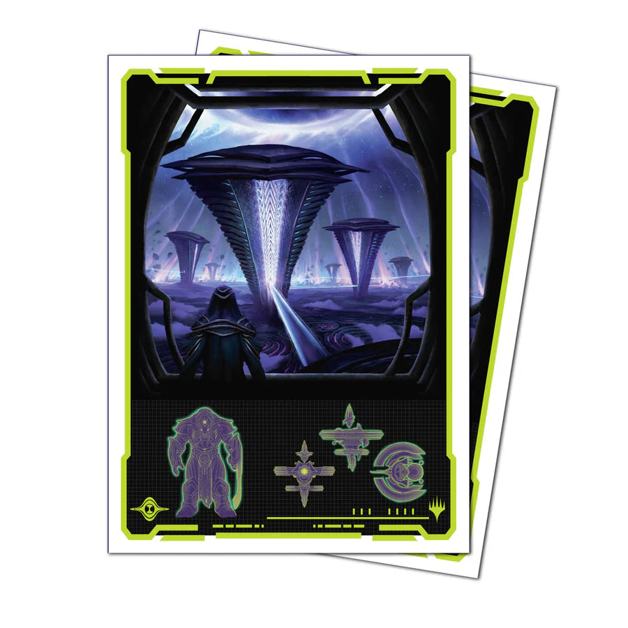 Apex Sleeves 105ct. - Edge of Eternities: Black Mythic