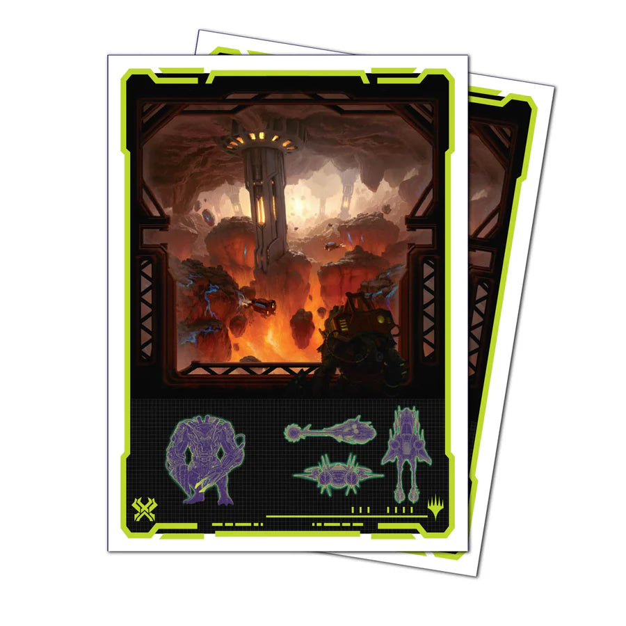 Apex Sleeves 105ct. - Edge of Eternities: Red Mythic