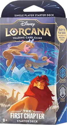 Disney Lorcana TCG: The First Chapter Starter Deck (Sapphire & Steel)