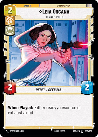 Leia Organa - Defiant Princess (189/252) [Spark of Rebellion]