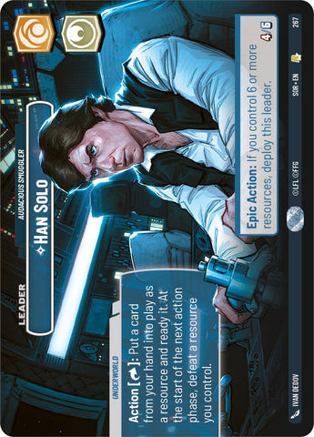 Han Solo - Audacious Smuggler (Showcase) (267) [Spark of Rebellion]