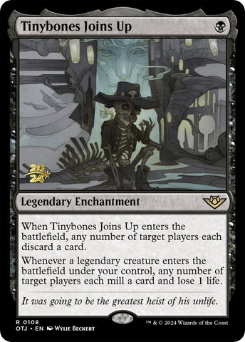 Tinybones Joins Up [Outlaws of Thunder Junction Prerelease Promos]