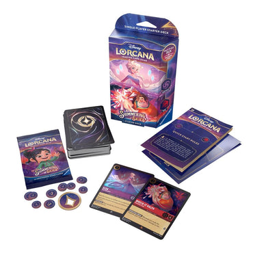 Disney Lorcana TCG: Shimmering Skies Starter Deck (Amethyst & Ruby)