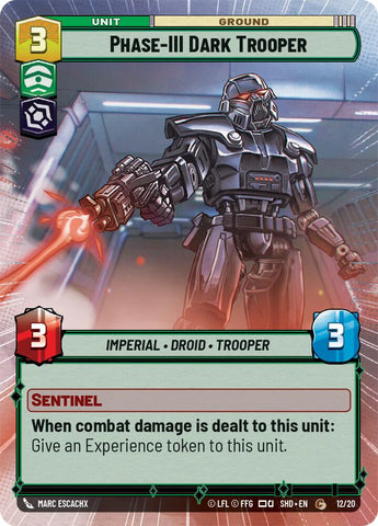 Phase-III Dark Trooper (Hyperspace) (12/20) [Shadows of the Galaxy: Weekly Play]