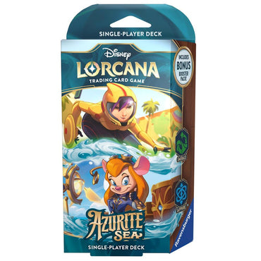 Disney Lorcana TCG: Azurite Sea Starter Deck (Emerald & Saphire)