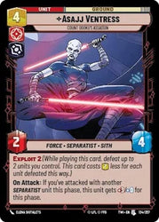 Asajj Ventress - Count Dooku's Assassin (134/257) [Twilight of the Republic]