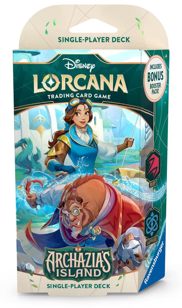 Disney Lorcana TCG: Archazia's Island Starter Deck (Ruby & Sapphire)