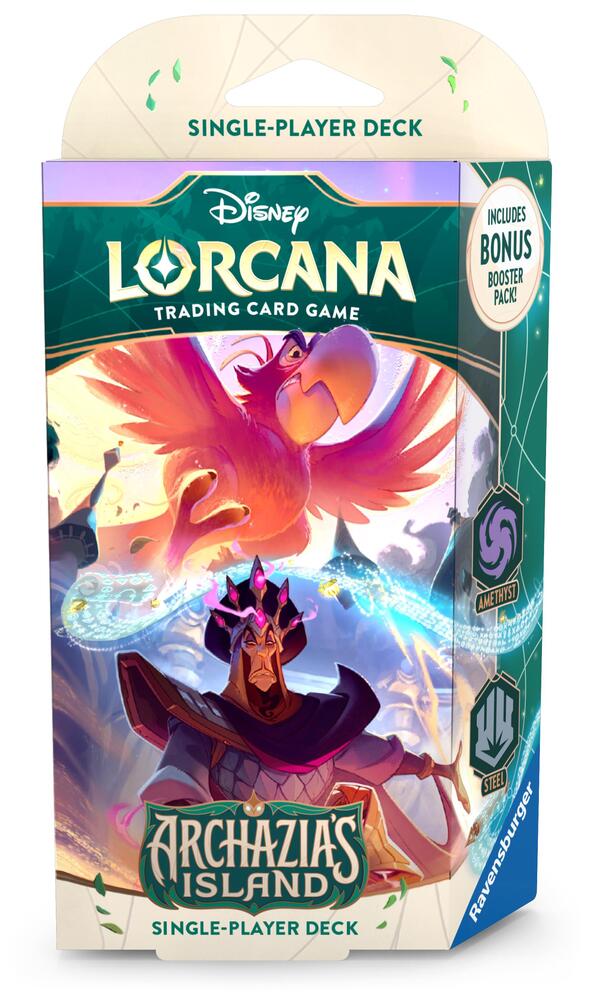Disney Lorcana TCG: Archazia's Island Starter Deck (Amethyst & Steel)