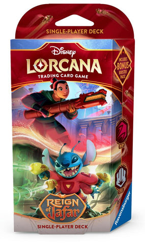 Disney Lorcana TCG: Reign of Jafar Starter Deck (Ruby & Steel)