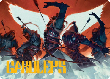 Desperate Measures Art Card (11/54) (Gold-Stamped Signature) [Tarkir: Dragonstorm Art Series]