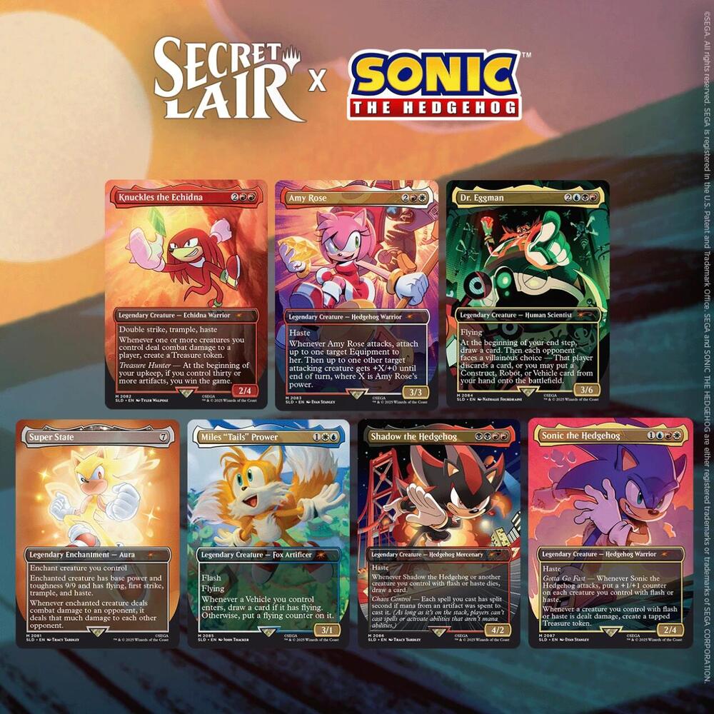 Secret Lair x Sonic: Friends & Foes - Non-Foil Edition