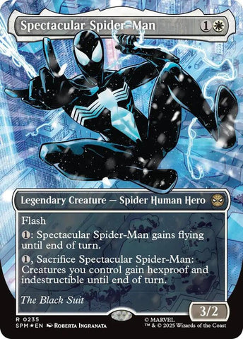Spectacular Spider-Man (0235) (Borderless) (Textured Foil) [Marvel's Spider-Man]