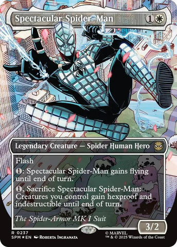Spectacular Spider-Man (0237) (Borderless) (Textured Foil) [Marvel's Spider-Man]