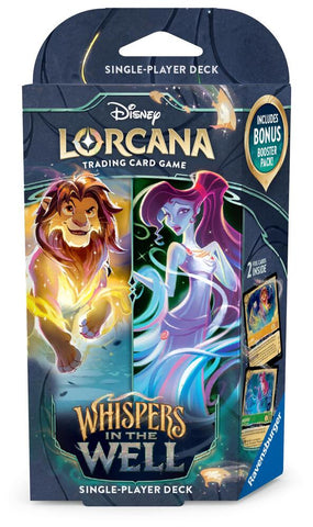 Disney Lorcana TCG: Whispers in the Well Starter Deck (Amber & Emerald)