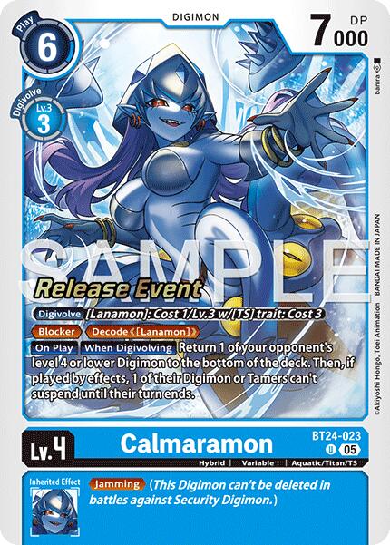 Calmaramon [BT24-023] [Time Stranger Release Events Cards]