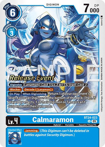 Calmaramon [BT24-023] [Time Stranger Release Events Cards]
