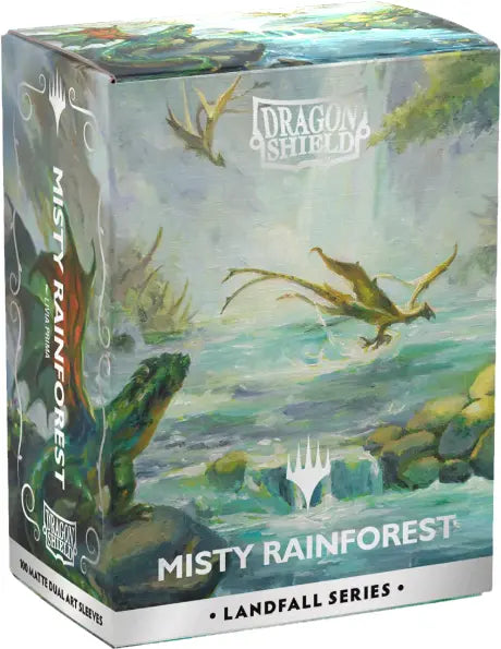 Dragon Shield Dual Matte Art Sleeve - Landfall Misty Rainforest AT-16501