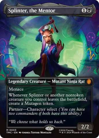 Splinter, the Mentor (Borderless) [Teenage Mutant Ninja Turtles Commander]