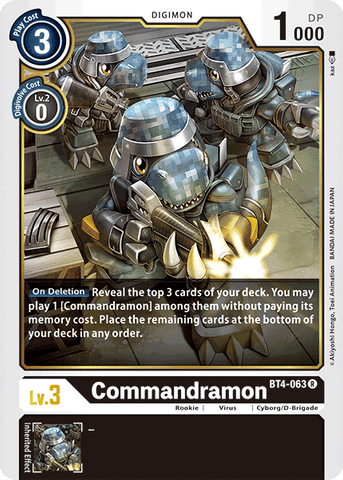 Commandramon [BT4-063] [Great Legend]