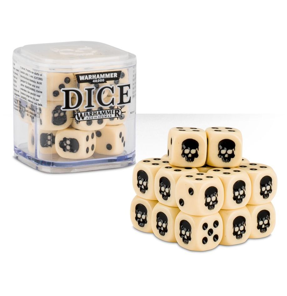 Citadel Dice Cube 12mm Bone