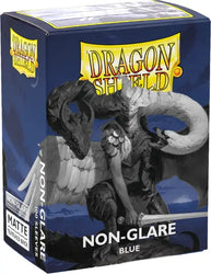 Dragon Shield Matte Sleeve - Non-Glare Blue 100ct AT-11823