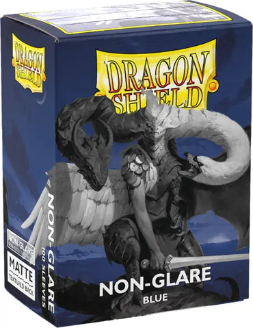 Dragon Shield Matte Sleeve - Non-Glare Blue 100ct AT-11823
