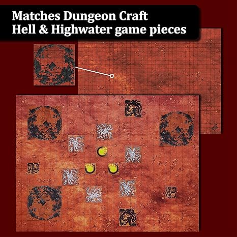 Dungeon Craft Battlemats: Hell Pack