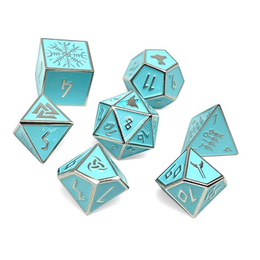 Norse Metal Dice Set - Banshee Wail