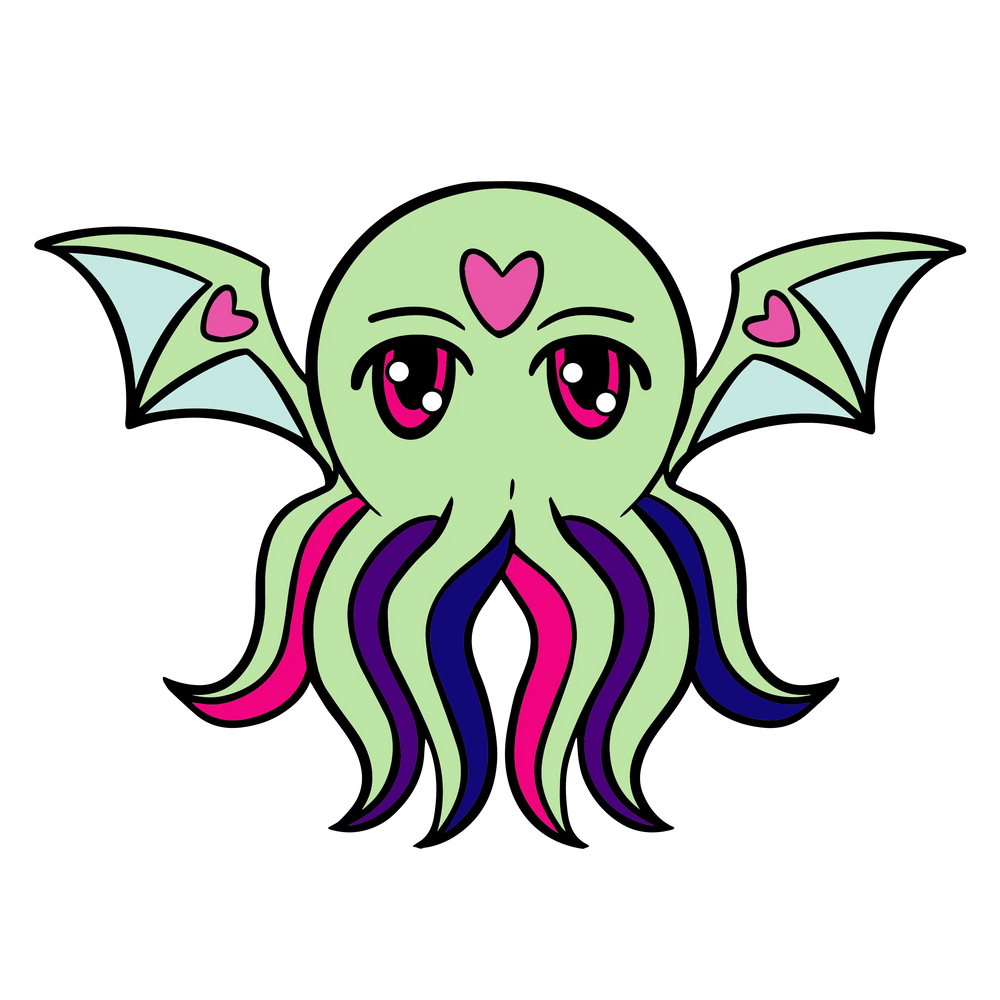 Pridethulhu Pin - Bisexual