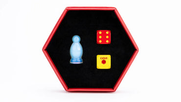 Catan Premium Robber & Dice - Opalite