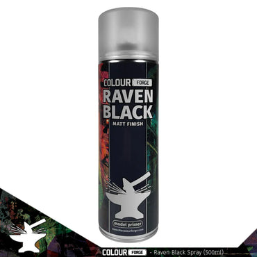 Colour Forge Spray Raven Black (500ml)