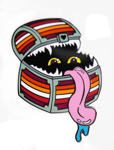 Enamel Mimic Pride Pin - Lesbian
