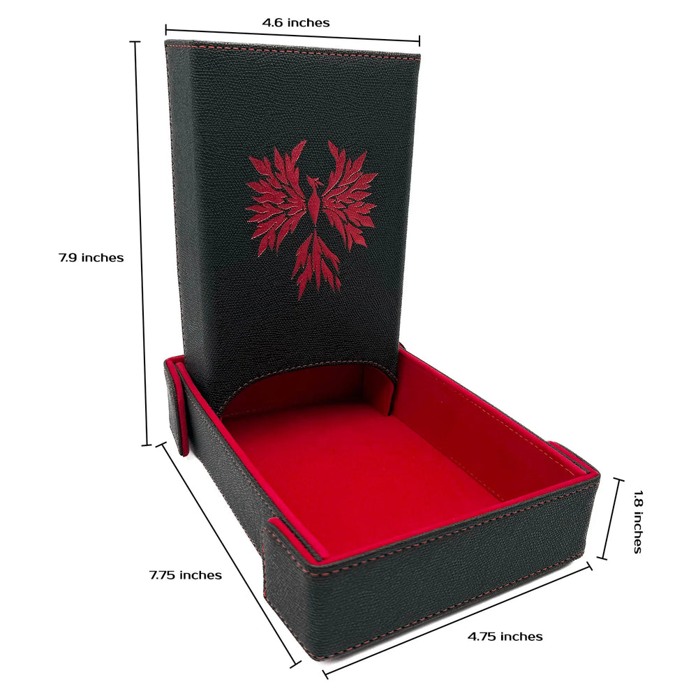 Dice Tray/Tower Bundle: Red Phoenix
