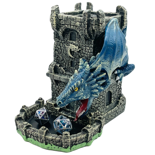 Dragon's Fury Dice Tower - Blue Dragon