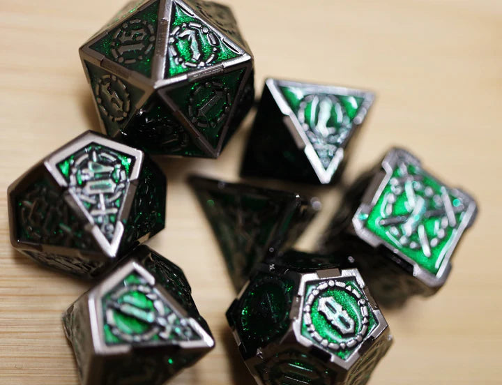 Metal RPG Set - Crossed Swords: Enchanted Forest Sword