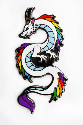 Pride Dragon Pins - Rainbow