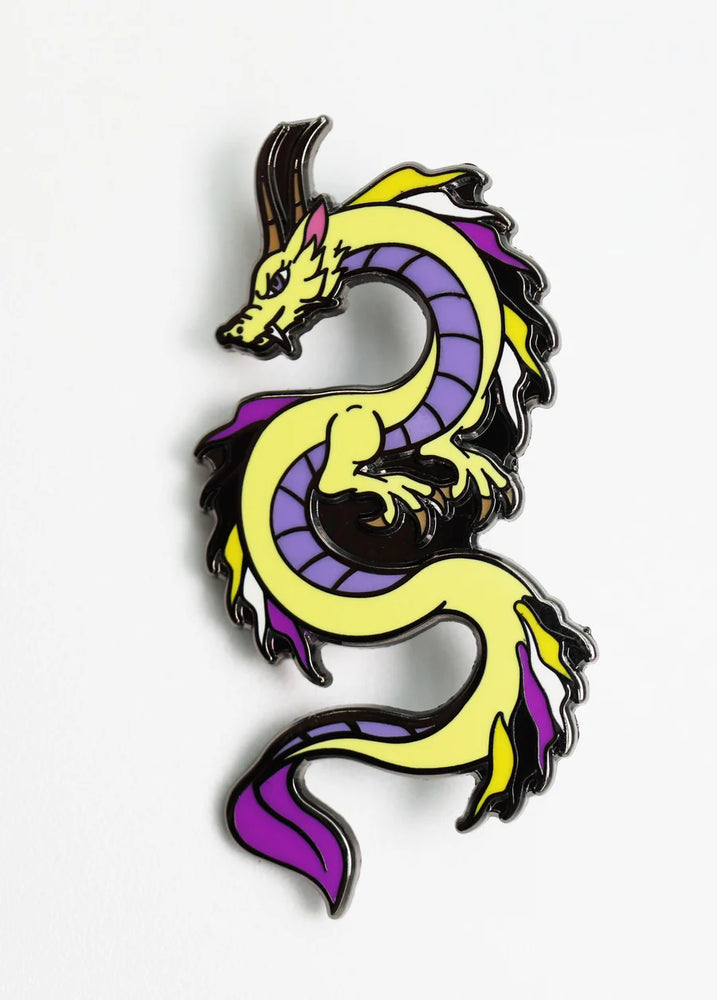 Pride Dragon Pins - Nonbinary