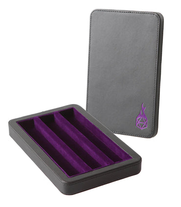 The Reliquary: 3-Row Premium Dice Case - Purple