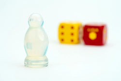 Catan Premium Robber & Dice - Opalite