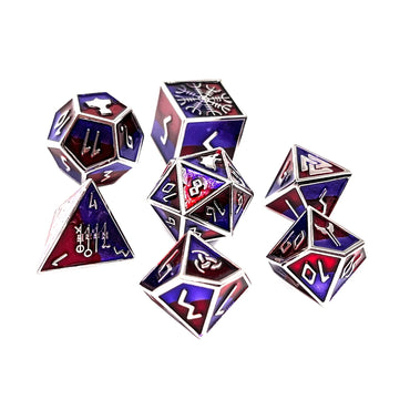 Norse Metal Dice Set - Fenrir