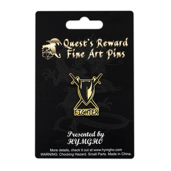 Quest's Reward Fine Art Class Pins: Fighter